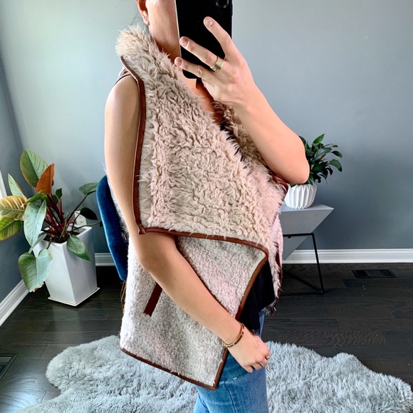 ◾️Sheila Sherpa Fur Vest - Picture 6 of 6